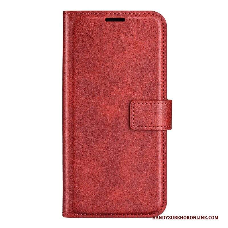 Folio Cover iPhone 14 Struttura In Pelle