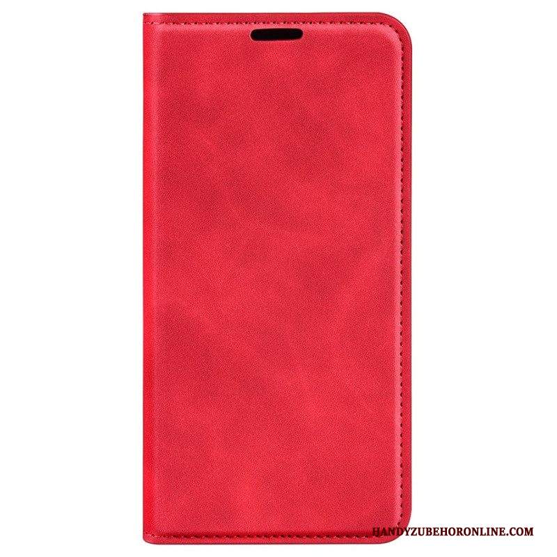 Folio Cover iPhone 15 Custodia in pelle Classico