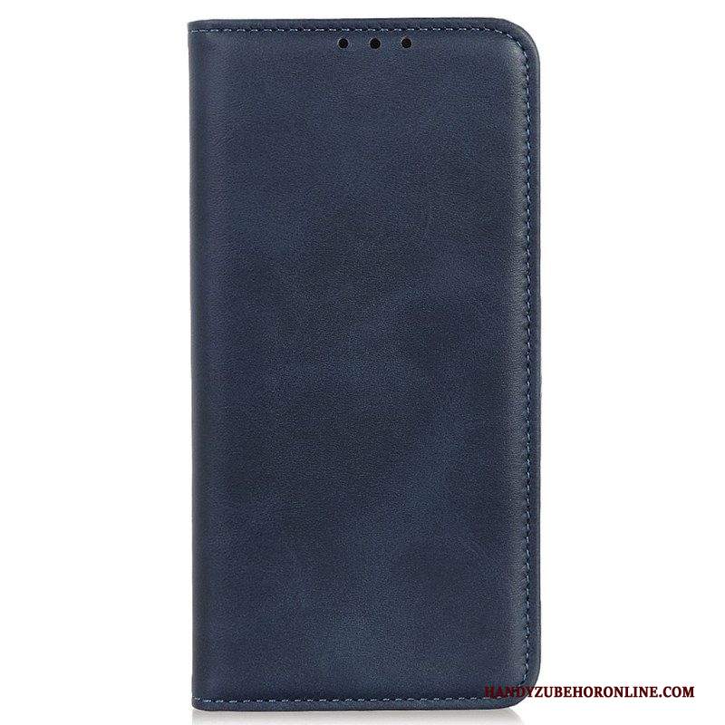 Folio Cover iPhone 15 Custodia in pelle Pelle Crosta