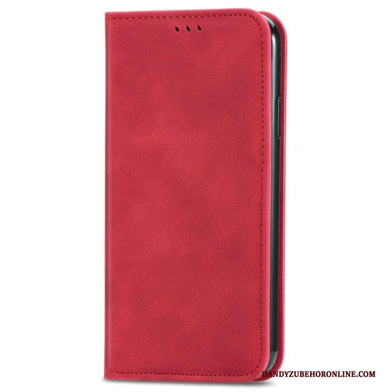 Folio Cover iPhone 15 Plus Custodia in pelle Morbida Ecopelle