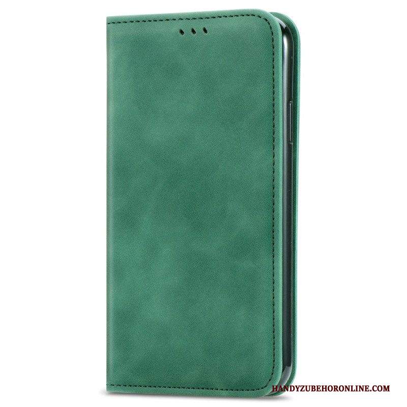 Folio Cover iPhone 15 Plus Custodia in pelle Morbida Ecopelle