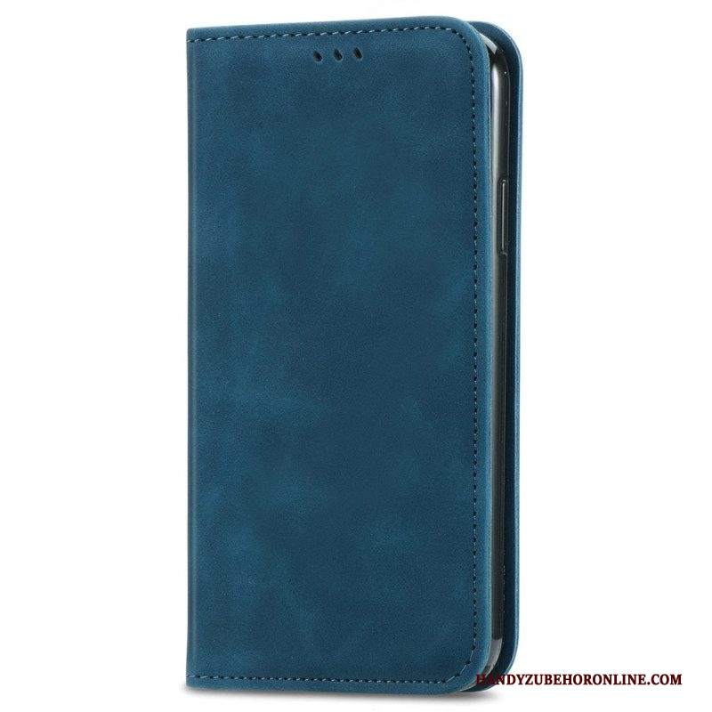 Folio Cover iPhone 15 Plus Custodia in pelle Morbida Ecopelle