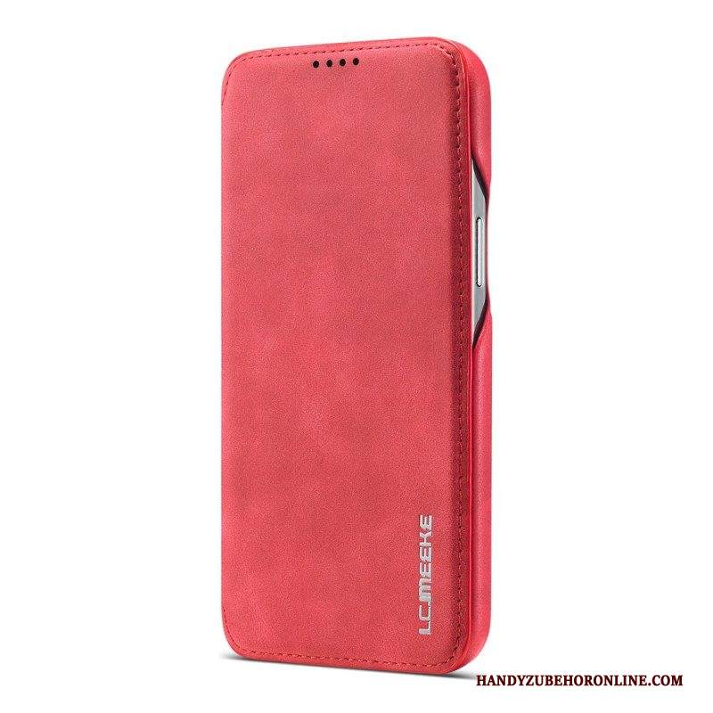 Folio Cover iPhone 15 Plus Custodia in pelle Similpelle Lc.imeeke