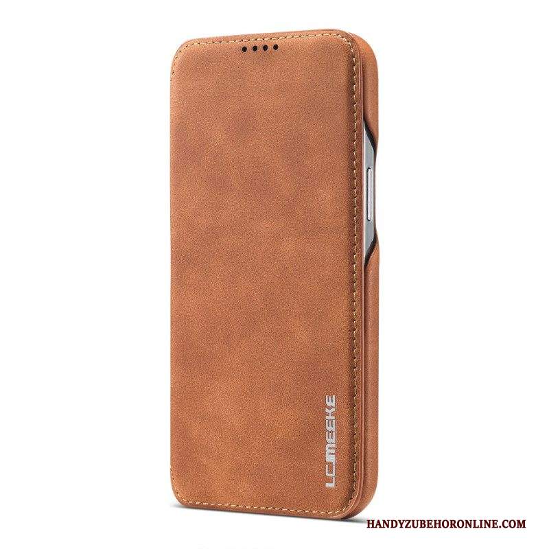 Folio Cover iPhone 15 Plus Custodia in pelle Similpelle Lc.imeeke