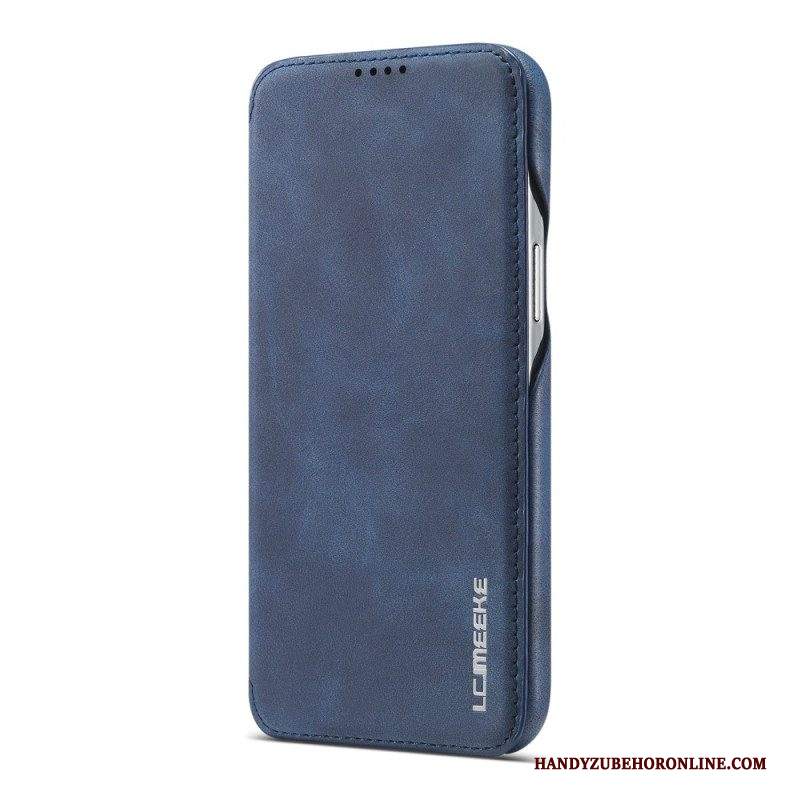 Folio Cover iPhone 15 Plus Custodia in pelle Similpelle Lc.imeeke