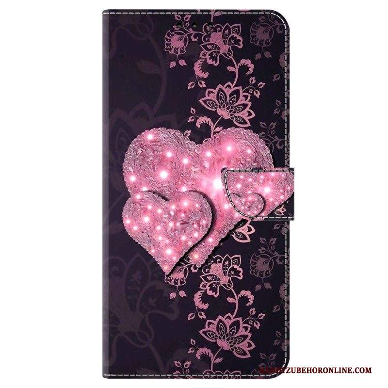 Folio Cover iPhone 15 Pro Cuori