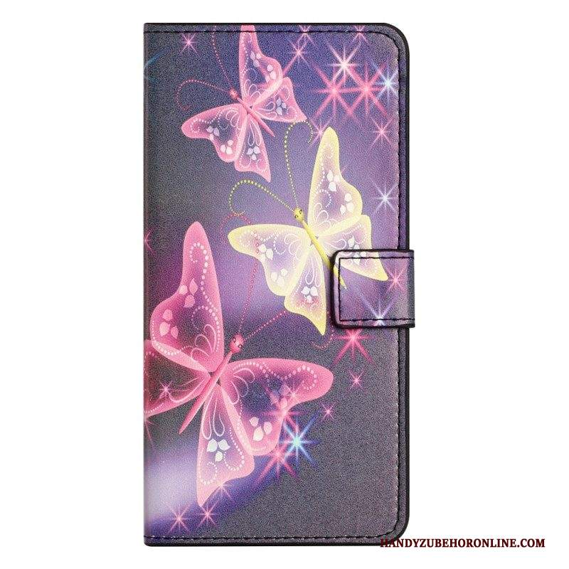 Folio Cover iPhone 15 Solo Farfalle