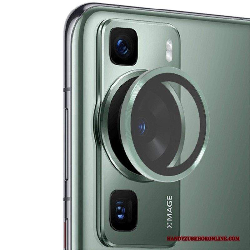 Lente Protettiva In Vetro Temperato E Alluminio Per Huawei P60 Pro