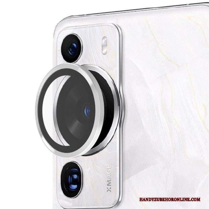 Lente Protettiva In Vetro Temperato E Alluminio Per Huawei P60 Pro