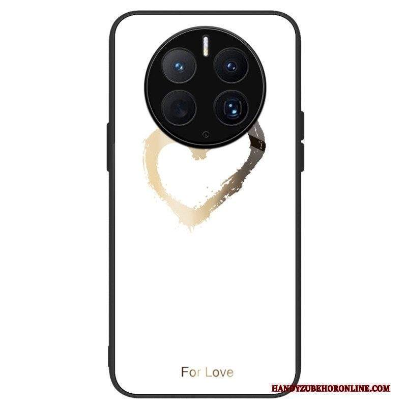 Cover Huawei Mate 50 Pro Cuore In Vetro Temperato