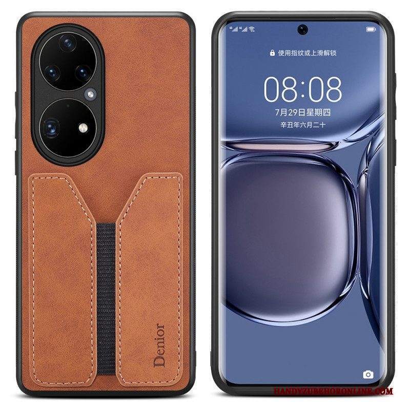 Cover Huawei P50 Pro Portacarte Elastico Denior