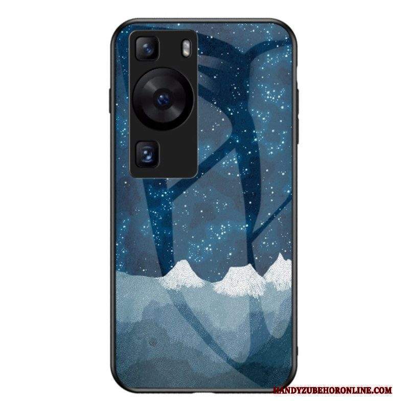 Cover Huawei P60 Pro Vetro Temperato Sky