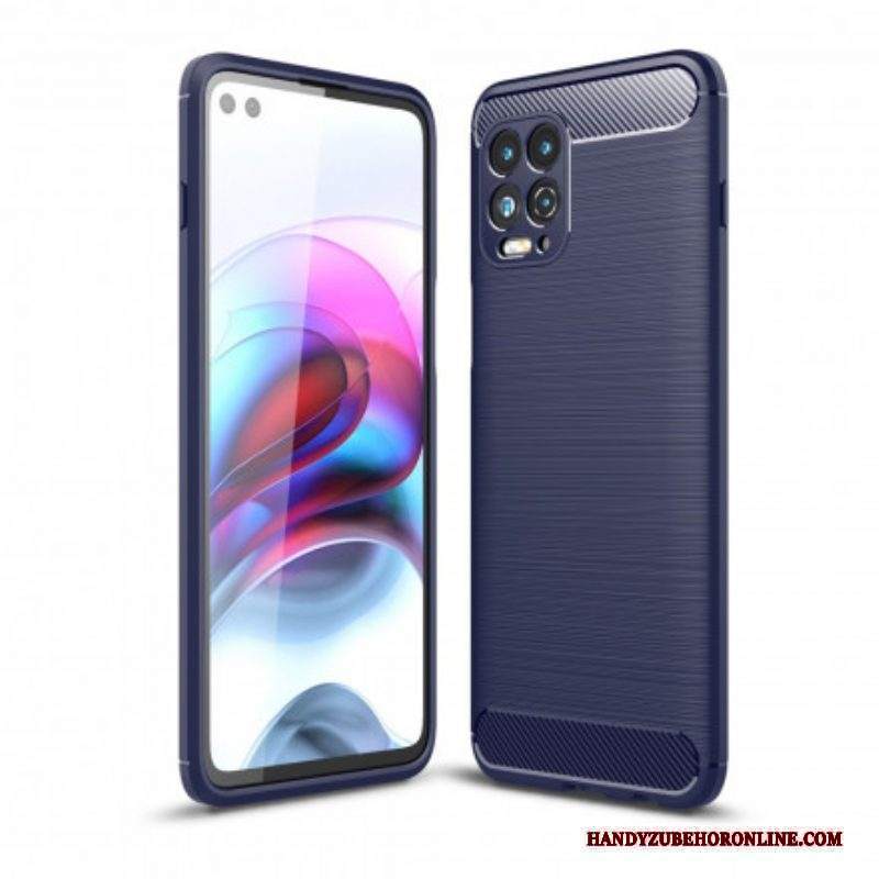 Cover Moto G100 Fibra Di Carbonio Spazzolata