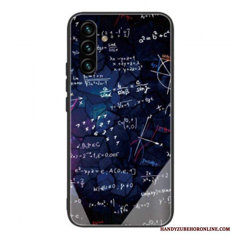 Cover Samsung Galaxy A13 5G / A04s Calcoli Matematici In Vetro Temperato