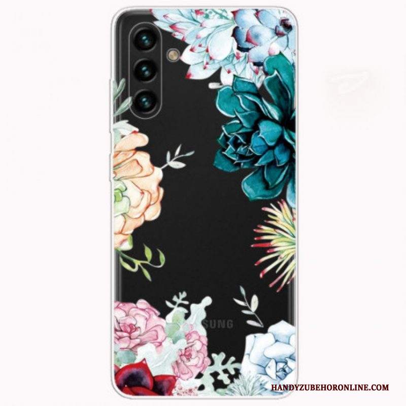 Cover Samsung Galaxy A13 5G / A04s Fiori Dell'acquerello