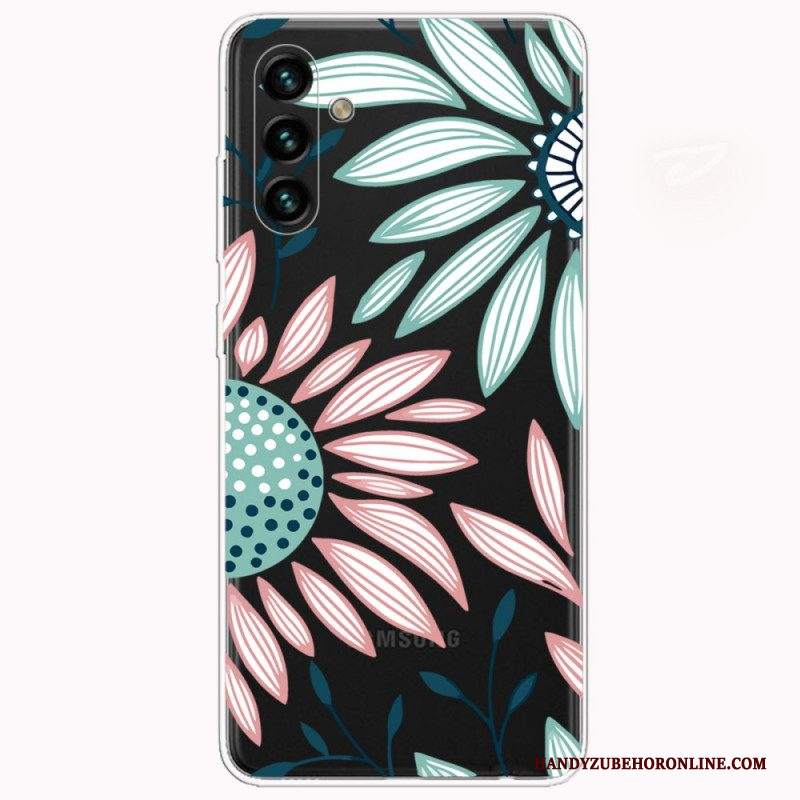 Cover Samsung Galaxy A13 5G / A04s Un Fiore Trasparente