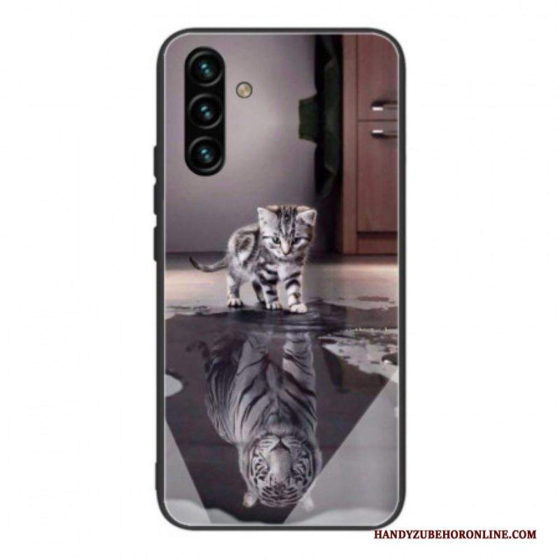 Cover Samsung Galaxy A13 5G / A04s Vetro Temperato Ernest La Tigre