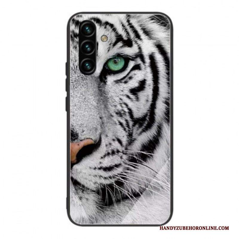 Cover Samsung Galaxy A13 5G / A04s Vetro Temperato Tigre