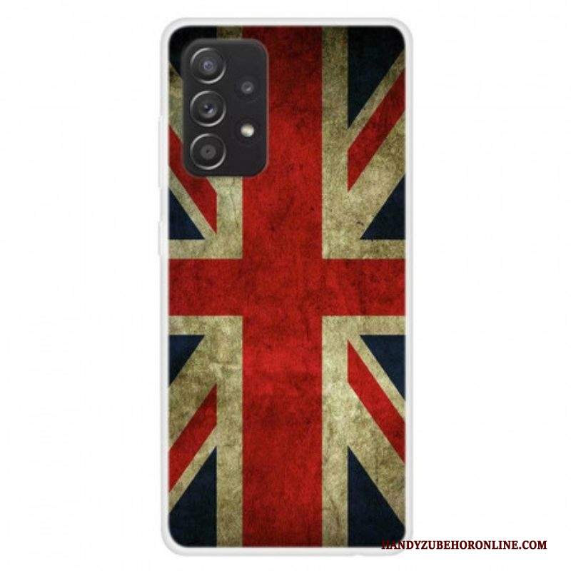 Cover Samsung Galaxy A13 Bandiera Inglese