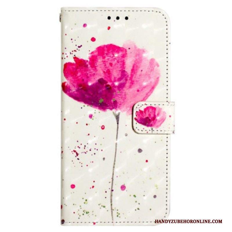 Cover Samsung Galaxy A13 Cinturino Papavero