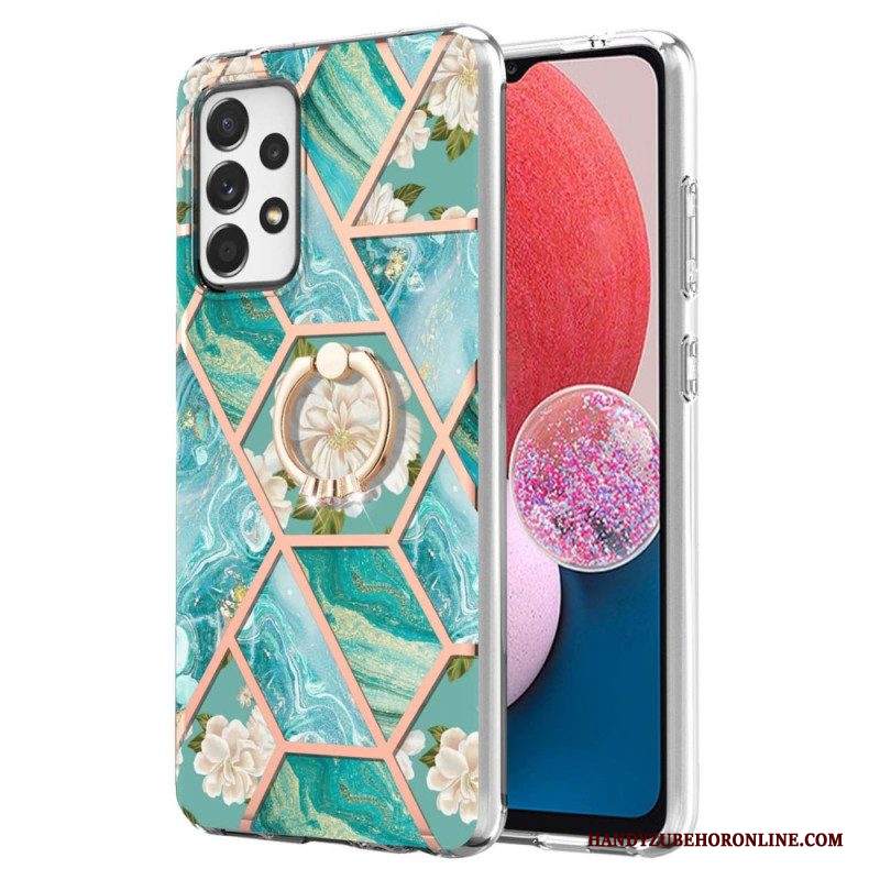 Cover Samsung Galaxy A13 Fiori Ad Anello