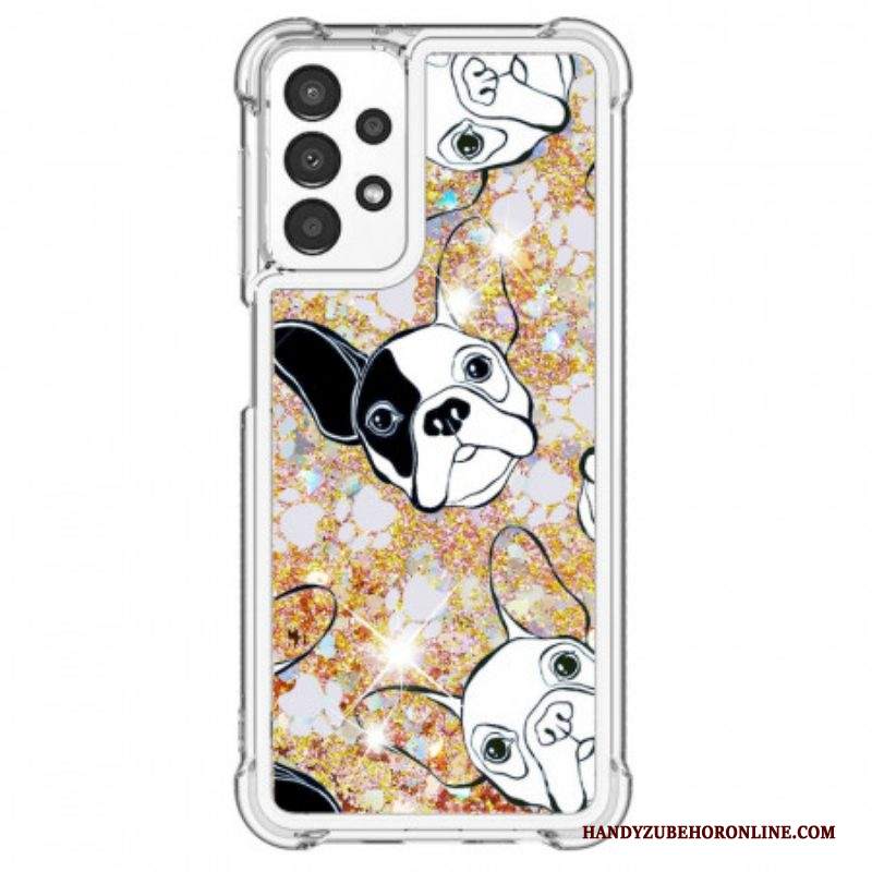 Cover Samsung Galaxy A13 Signor Cane Paillettes