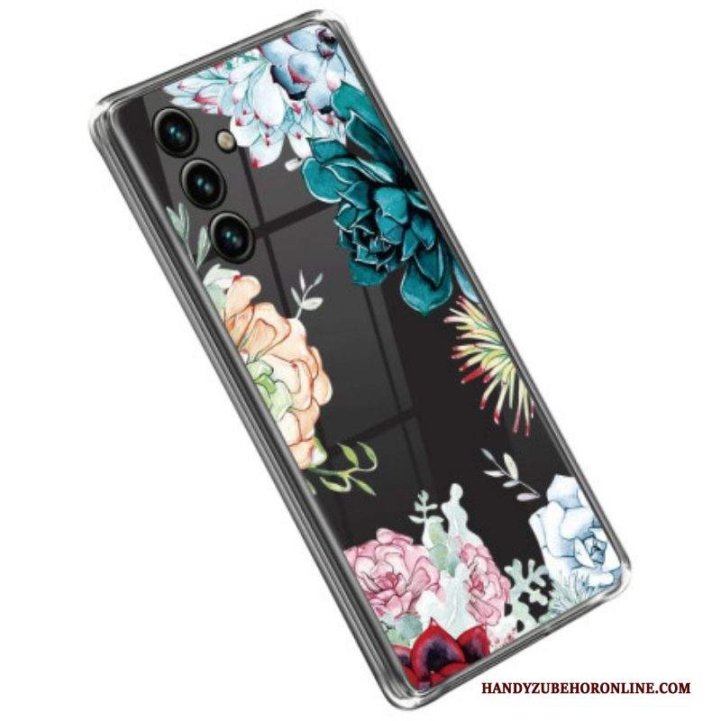 Cover Samsung Galaxy A14 / A14 5G Bouquet Di Fiori Senza Soluzione Di Continuità