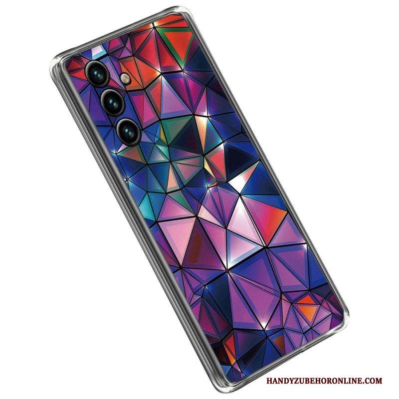 Cover Samsung Galaxy A14 / A14 5G Geometria Flessibile