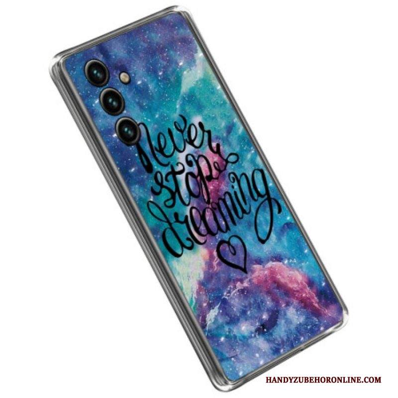 Cover Samsung Galaxy A14 / A14 5G Non Smettere Mai Di Sognare