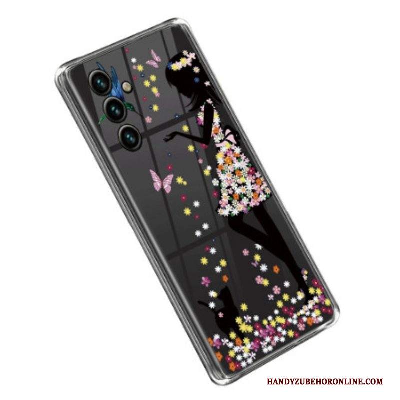 Cover Samsung Galaxy A14 / A14 5G Ragazza Trasparente