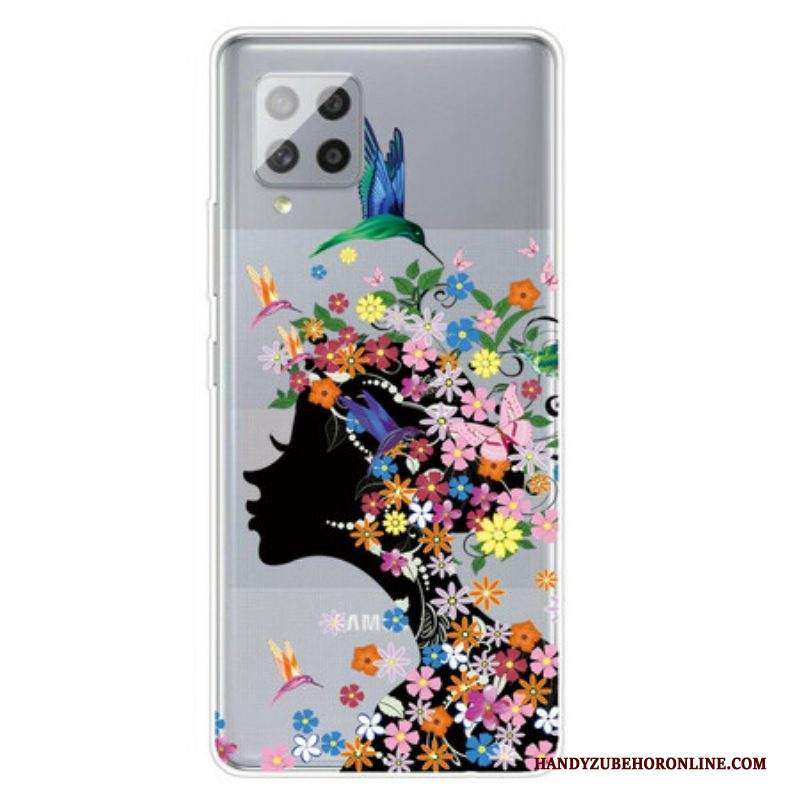 Cover Samsung Galaxy A42 5G Bella Testa Di Fiore