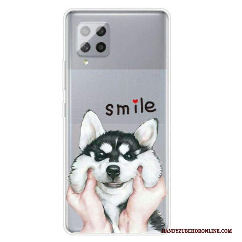 Cover Samsung Galaxy A42 5G Cane Sorridente