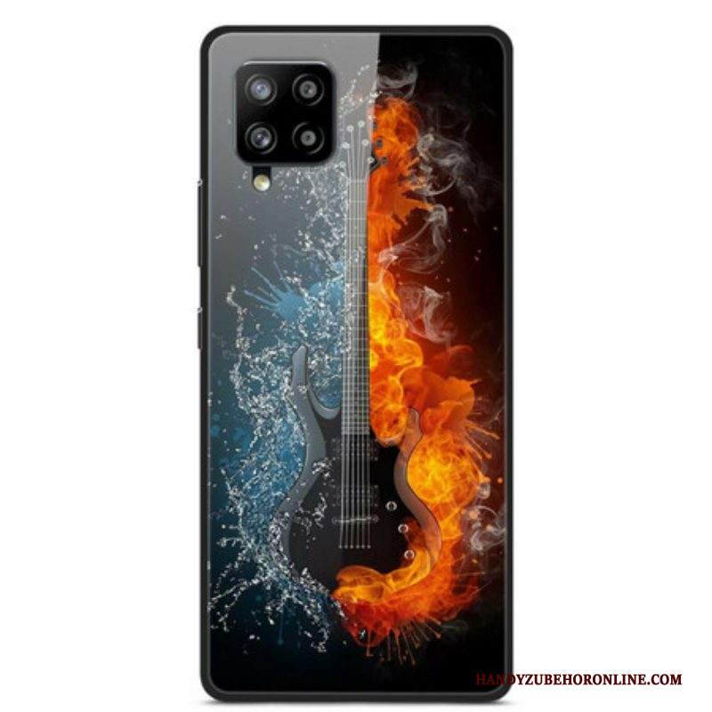 Cover Samsung Galaxy A42 5G Chitarra In Vetro Temperato