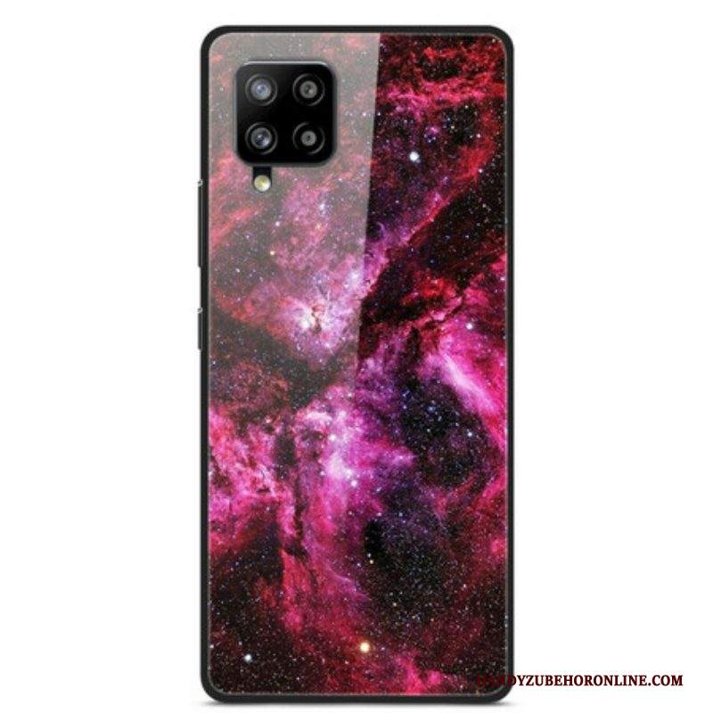 Cover Samsung Galaxy A42 5G Fata Dei Fiori In Vetro Temperato