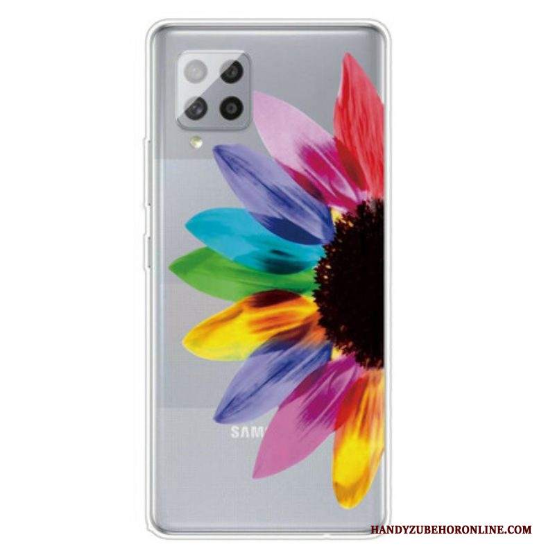 Cover Samsung Galaxy A42 5G Fiore Colorato