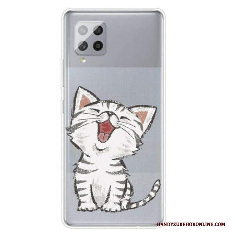 Cover Samsung Galaxy A42 5G Gatto Carino