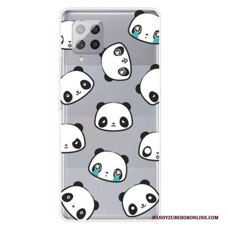 Cover Samsung Galaxy A42 5G Panda Sentimentali Senza Soluzione Di Continuità