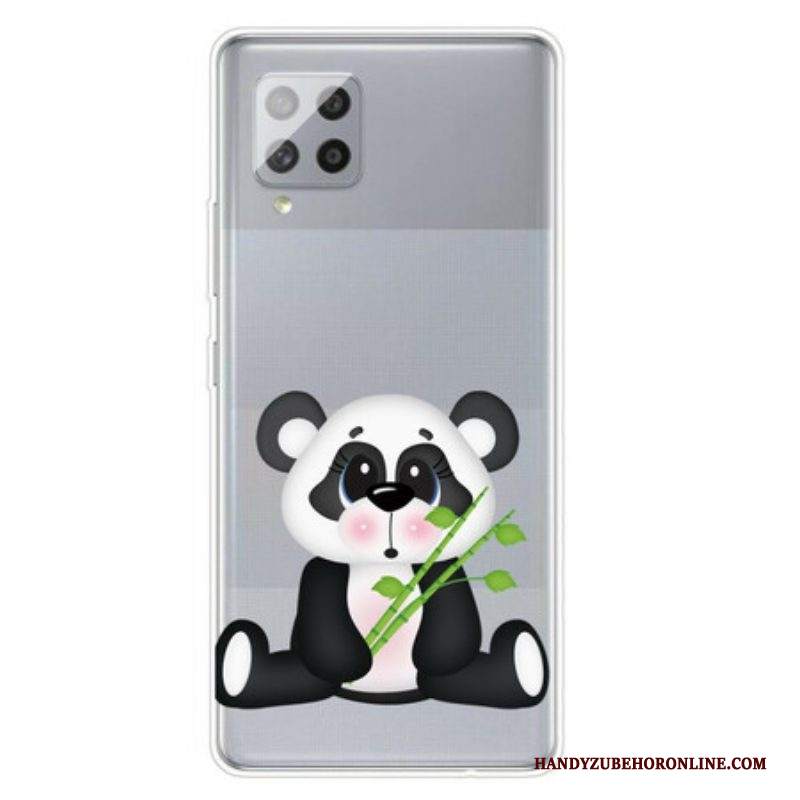 Cover Samsung Galaxy A42 5G Panda Triste Senza Soluzione Di Continuità