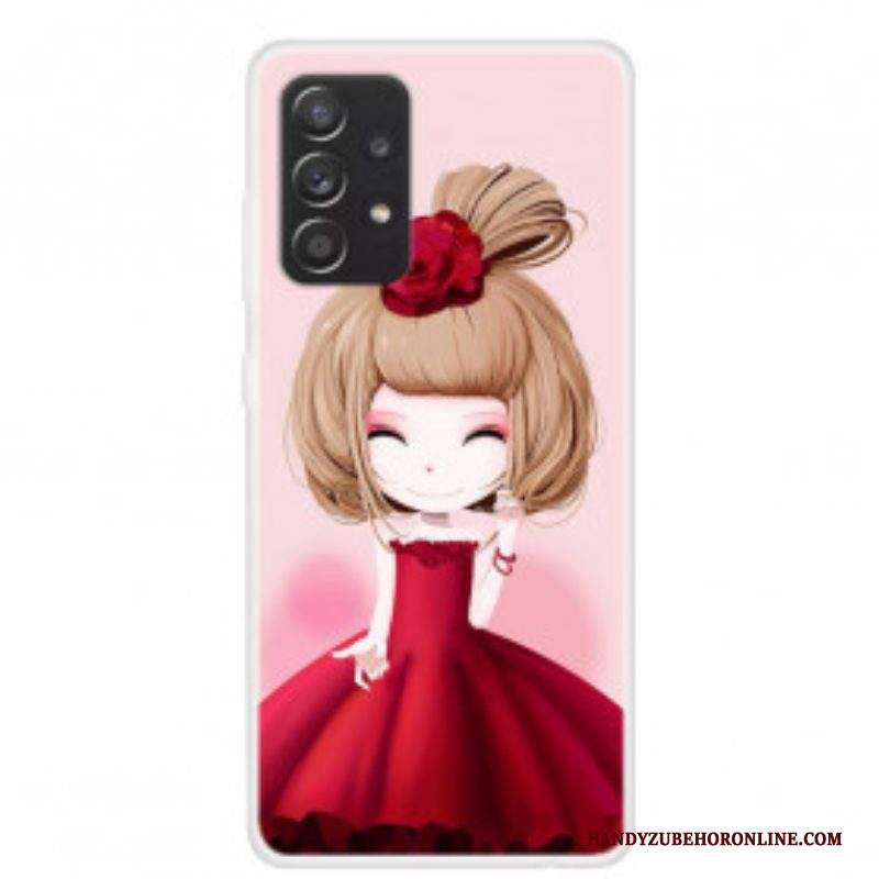 Cover Samsung Galaxy A52 4G / A52 5G / A52s 5G Manga Lady