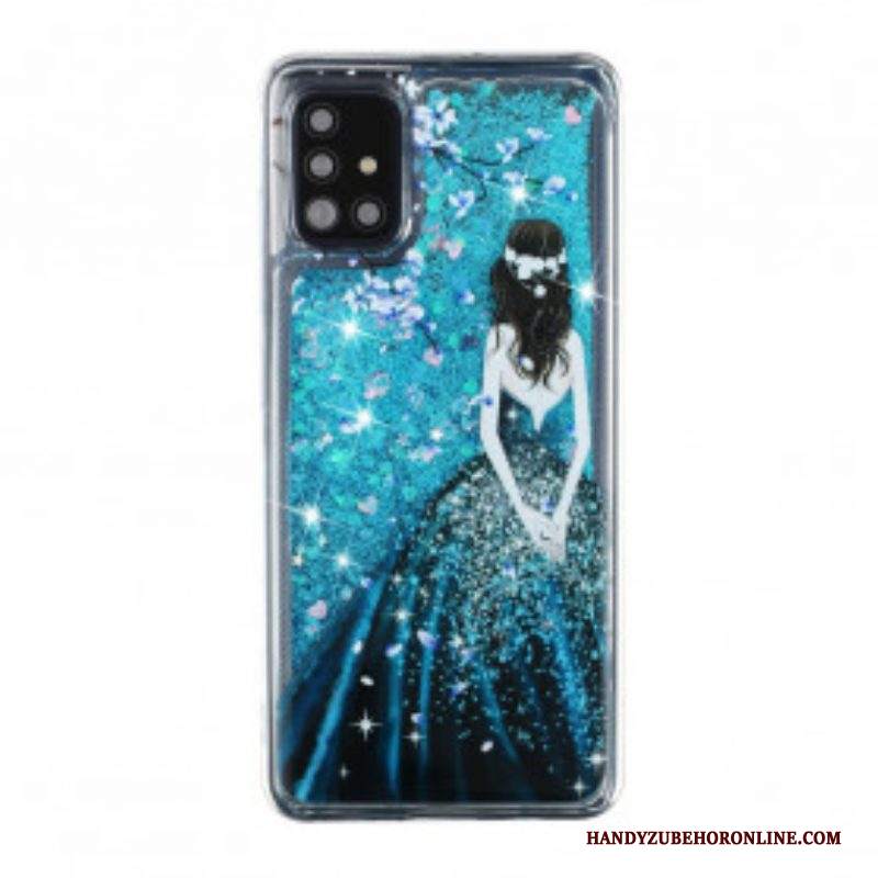 Cover Samsung Galaxy A52 4G / A52 5G / A52s 5G Paillettes Donna