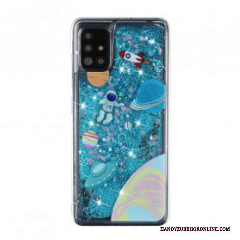 Cover Samsung Galaxy A52 4G / A52 5G / A52s 5G Paillettes Spaziali