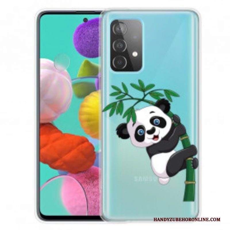 Cover Samsung Galaxy A52 4G / A52 5G / A52s 5G Panda Su Bambù