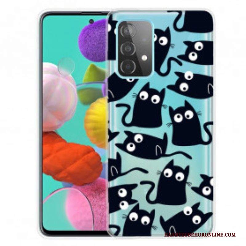 Cover Samsung Galaxy A52 4G / A52 5G / A52s 5G Topi Neri