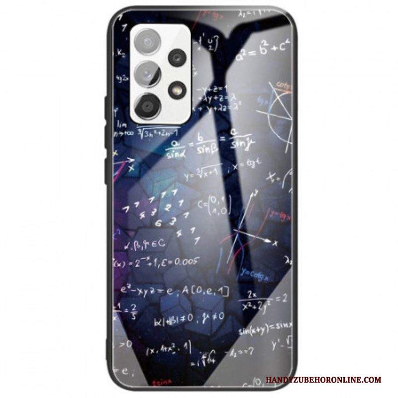 Cover Samsung Galaxy A53 5G Calcoli Matematici In Vetro Temperato