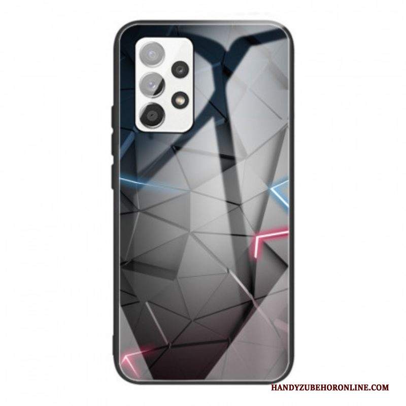 Cover Samsung Galaxy A53 5G Geometria In Vetro Temperato