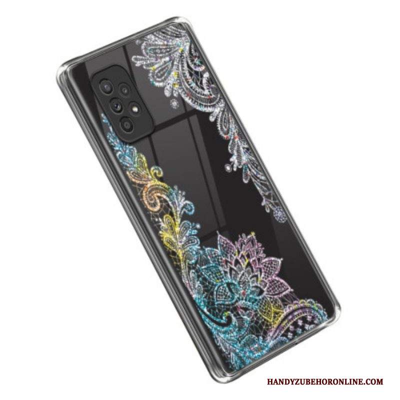 Cover Samsung Galaxy A53 5G Mandala Di Pizzo Senza Cuciture