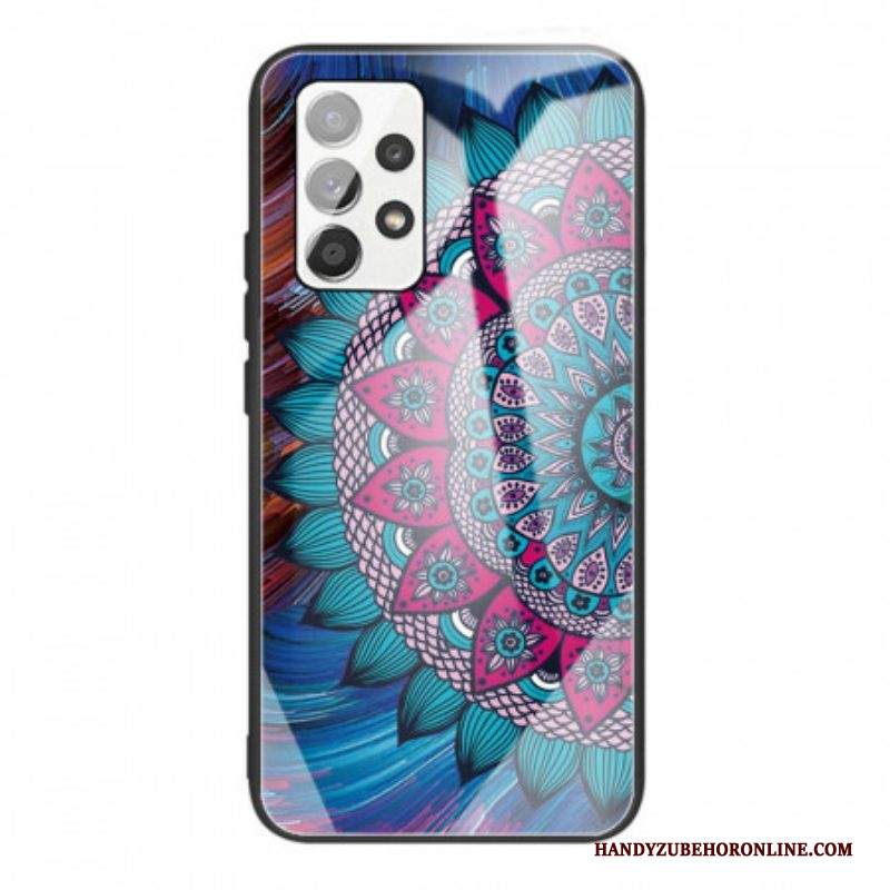 Cover Samsung Galaxy A53 5G Mandala In Vetro Temperato