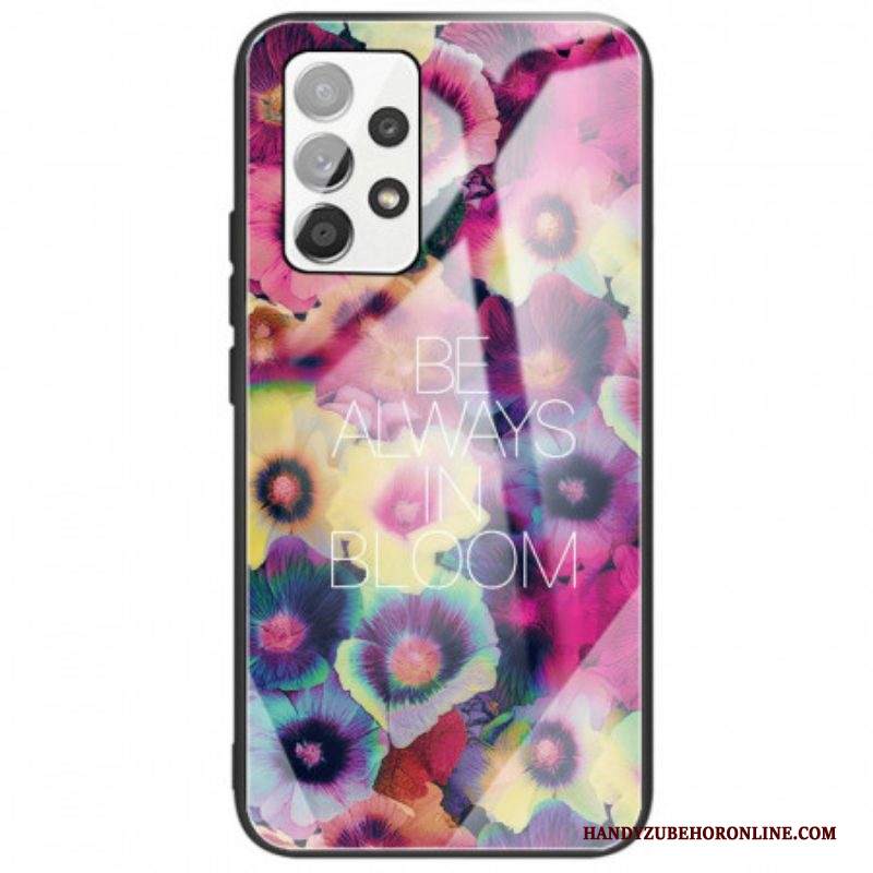 Cover Samsung Galaxy A53 5G Vetro Temperato Be Always In Bloom