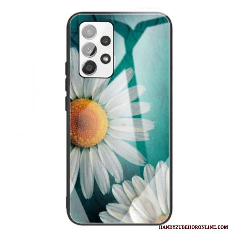 Cover Samsung Galaxy A53 5G Vetro Temperato Margherita