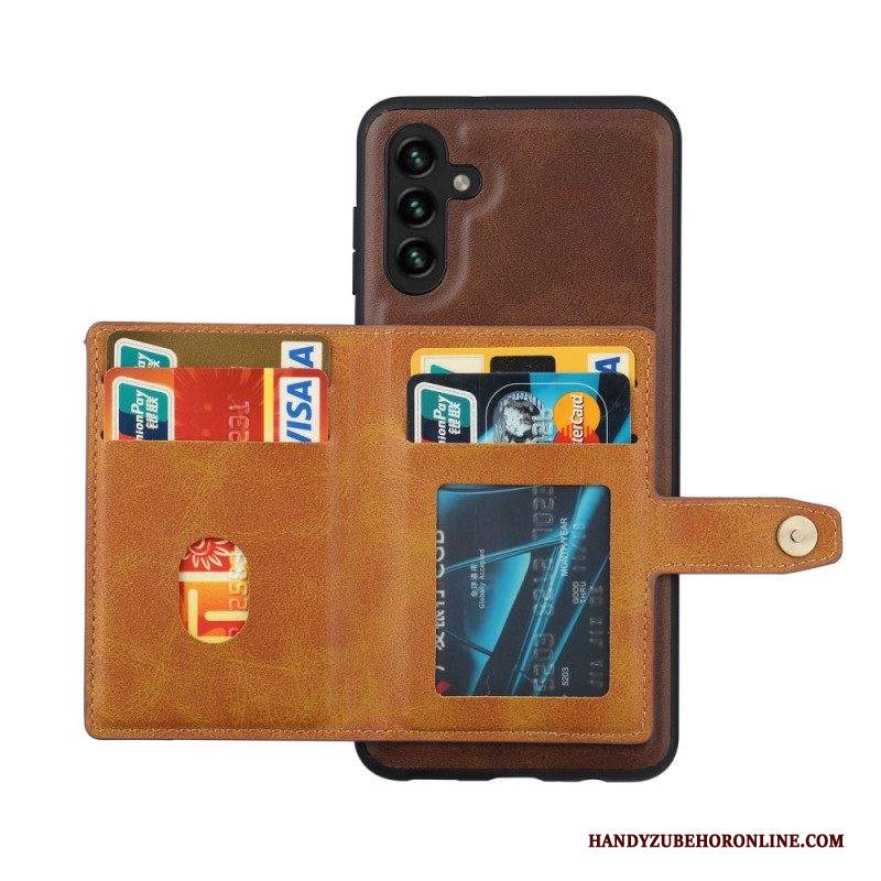 Cover Samsung Galaxy A54 5G Cinghia Di Supporto Per Porta Carte